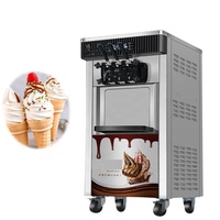 Vente chaude commerciale de haute qualité automatique machine à crème glacée molle saveurs électrique pas cher à vendre
