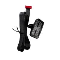 Câble d'extension OBD2 AOTAI avec lecteur de code et écran LCD 12V rouge, accessoires pour clé de voiture