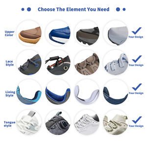 Chaussures de sport noires pour hommes, fabriquées en usine OEM ODM, pour l'été, le travail en extérieur, la randonnée, la pluie, la randonnée, bout large, printemps, automne, bottes de randonnée - Product Image 5