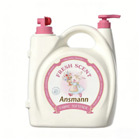Pelembut Pakaian Cair Anti Statis Aroma Tahan Lama OEM, Deterjen Cuci Pakaian Cair untuk Rumah Tangga, Grosir