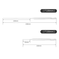 Pipette Pasteur en verre de 150 mm, compte-gouttes Pasteur de 230 mm, peut être équipée d'une tête en plastique, tube d'échantillonnage, pipette de laboratoire