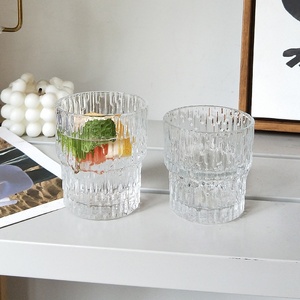 Tazza da Caffè in <span class=keywords><strong>Vetro</strong></span> Isolante Retrò Eco-Friendly Senza Manico e Senza Coperchio, Design Moderno per <span class=keywords><strong>Espresso</strong></span>, Latte, Succhi di Frutta - Product Image 4