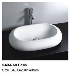 Bassin en céramique écologique moderne avec surface anti-rayures Matériau durable pour l'hôtel et l'hôpital Projets de construction écologiques - Product Image 5