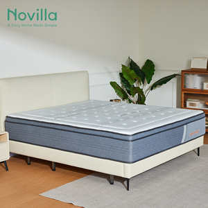 Matelas orthopédique à ressorts ensachés Novilla en gros, compressé, fermeté moyenne, mousse haute densité de qualité supérieure, tailles King et Queen - Product Image 6