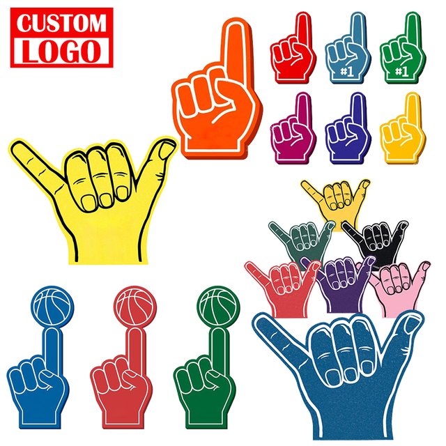 Factory Price Foam Middle Finger Custom Made Foam Fingers