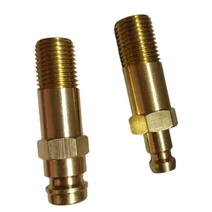 Chinese supplier Extension hex hose clamp thread nipple brass injection mold water connector fitting