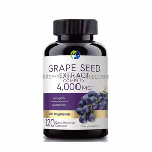 Ausreson Extrato De Semente De Uva Orgânica Opc Cápsulas Suplemento Dietético Cápsulas De Semente De Uva De Saúde Imune - Product Image 1