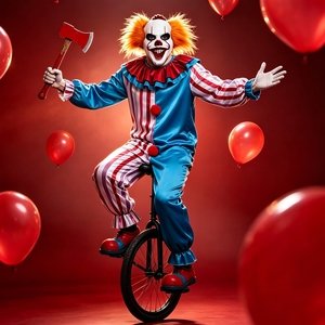 <span class=keywords><strong>Disfraz</strong></span> <span class=keywords><strong>de</strong></span> <span class=keywords><strong>Payaso</strong></span> <span class=keywords><strong>Asesino</strong></span> Transfronterizo para Adultos, Halloween, Espectáculo, Carnaval, para Hombre y Mujer, Talla S - Product Image 3