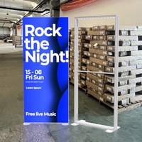 Lintel Factory : Vente en gros de caissons lumineux LED SEG portables rectangulaires à impression personnalisée pour stands d'exposition intérieurs et salons professionnels