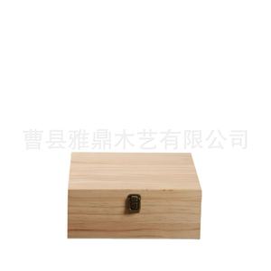Solid Wood <b>Storage</b> <b>Box</b> Rectangular Flip Top <b>Lockable</b> Jewelry <b>Box</b> Multi Size Packaging Gift <b>Box</b> Tea <b>Box</b> - Product Image 5