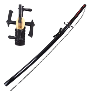 Vente chaude BLEACH Kurosaki Ichigo <span class=keywords><strong>Ban</strong></span> <span class=keywords><strong>Kai</strong></span> Anime épée pour Cosplay jouet épées Collection - Product Image 1