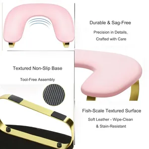 Soporte Profesional para Teléfono y Apoyabrazos Especial para Artistas de Uñas: Reposamanos en Forma de U, Almohada Antideslizante para Uñas - Product Image 6