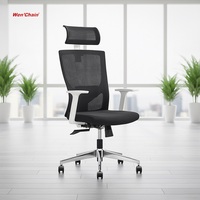 Chaise de bureau pivotante confortable au design moderne, hauteur réglable, certifiée BIFMA, garantie 2 ans, pour bureau à domicile