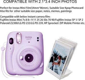 2x3 Instax <span class=keywords><strong>Mini</strong></span> <span class=keywords><strong>Cadre</strong></span> <span class=keywords><strong>Photo</strong></span> Bureau Mignon Petit Portefeuille Taille Acrylique <span class=keywords><strong>Cadre</strong></span> <span class=keywords><strong>Photo</strong></span> pour <span class=keywords><strong>Polaroid</strong></span> Photos Fujifilm Instax <span class=keywords><strong>Mini</strong></span> Instant - Product Image 3