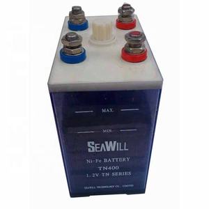 充電式Ni-feバッテリー1.2v 300Ahニッケル鉄バッテリーABSケース付き (ブルー透明) - Product Image 3