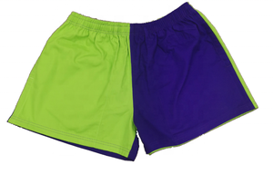 Short de <span class=keywords><strong>rugby</strong></span> bicolore en sergé de coton épais personnalisé Baggy Fit de qualité supérieure pour hommes avec poches profondes - Product Image 5