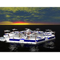 Systèmes de pontons flottants modulaires, ponton flottant pour quai de bateaux, quai maritime