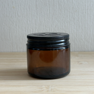 Envases de Vidrio Ámbar Recargables para Cremas Faciales, Tarro con Tapa de Rosca para Lociones Corporales, con Tapa de Plástico Negra para Velas y Exfoliantes - Product Image 3