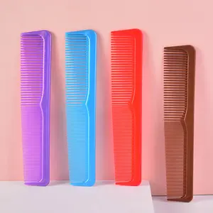High Quality Salon Hairdressing Comb Antistatic Plastic Barber Comb Custom Logo Hair Cutting Comb