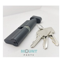 Cylindre de serrure de porte profil européen 45/47/60/64/65/66/70/80/90/120 à double ou simple clé avec 3 clés