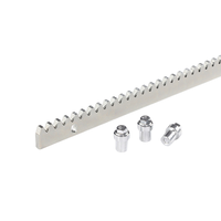 Rail de guidage industriel robuste en acier pour portail coulissant, crémaillère de transmission pour ouvre-porte automatique, système de porte coulissante motorisée