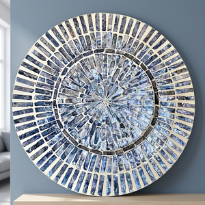 New Product Mother of Pearl Round Placemats For Party Modern Style Decoration Placemats For <b>Dinner</b> From Vietnam - Product Image 1