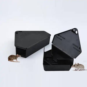 Pièges à souris en plastique solide, station d'<span class=keywords><strong>appât</strong></span> pour rats, boîte d'<span class=keywords><strong>appât</strong></span> pour rongeurs, pour le contrôle des animaux en intérieur et en extérieur - Product Image 4