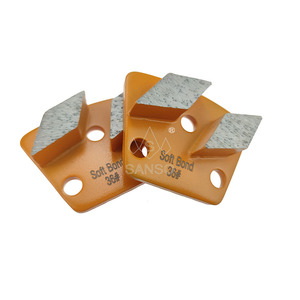 <span class=keywords><strong>3x</strong></span> M 6 trous, segments à double pointe, meules diamantées pour le ponçage de sols en béton - Product Image 6