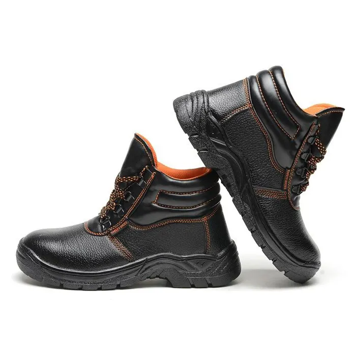 Bottes de travail solides industrielles, chaussures de sécurité antichocs et antiperforations, chaussures de sécurité statiques CE