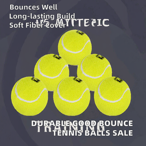ลูกเทนนิสยางไฟเบอร์แรงดันสูง ทนทาน ยี่ห้อ Whizz Hot Sale ขนาด 65 มม. ความสูงเด้ง 145-150 ซม. สำหรับฝึกซ้อมกีฬา - Product Image 2