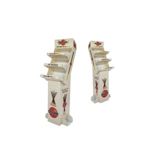 ชั้นวางสินค้าซุปเปอร์มาร์เก็ตสำหรับอาหาร มันฝรั่งทอด เมล็ดกาแฟ ช็อกโกแลต ชั้นวางสินค้าแบบตั้งพื้นทำจากกระดาษแข็งสำหรับร้านค้าปลีก - Product Image 2