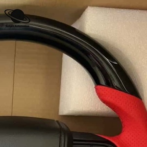 Volante Negro Piano para <span class=keywords><strong>Lexus</strong></span> <span class=keywords><strong>500h</strong></span> LC 500 2016-2026, Mejora Interior, Volante Personalizado de Fibra de Carbono - Product Image 2