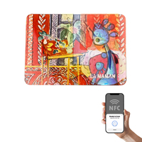 Tarjeta de Control de Acceso Impermeable Personalizada de 125Khz, Tarjeta NFC de 13.56Mhz, Tarjeta de Membresía Inteligente, Tarjeta RFID de Lujo con Garantía y NFC