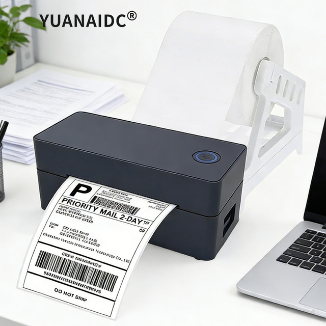 YUANAIDC 4 X 6 Thermal Label Barcode Printer With 160mm/s High Printing Speed 4inch Shipping Label Maker