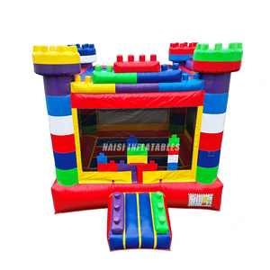 Castillo Hinchable Comercial Mega Jumper para Fiestas, Bloques <span class=keywords><strong>de</strong></span> Construcción, Brincolines Inflables para Niños, Ideal para Alquileres y <span class=keywords><strong>Negocios</strong></span> - Product Image 2