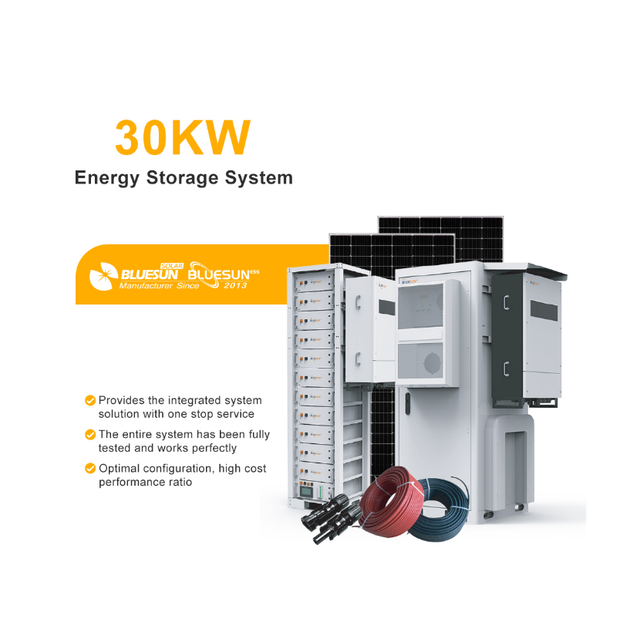 Good price solar panel system industrial use solar system with battery backup all in one cabinet solar energy systems 30kkw