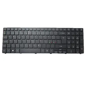 ACER 5810 NW用ラップトップキーボードフレームなしのバックライトなしの新しい黒MP-09B26DN-6983 NE北欧