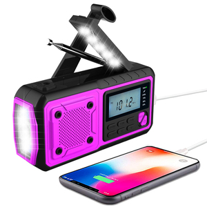 <span class=keywords><strong>Radio</strong></span> portable AM/<span class=keywords><strong>FM</strong></span> DAB étanche à l'eau et à l'énergie solaire pour les urgences domestiques et la survie en plein air - Product Image 3