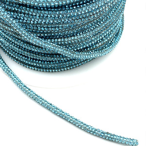 Lacets de chaussures Bling Bling 3,5 mm-3,8 mm, lacets décoratifs en cristal, lacets en <span class=keywords><strong>strass</strong></span>, accessoires de chaussures en verre pour bricolage - Product Image 4