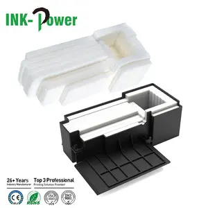 Ink-power l550 caixa de manutenção, esponja de espuma para tanque de resíduos compatível com epson l551 l555 l565 impressora
