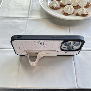 Pour <span class=keywords><strong>iPhone</strong></span> 17Pro Max Polka Dot Footprint Puppy <span class=keywords><strong>Band</strong></span>-Aid Stand Apple 16plus Cell Phone Case 15 Film 14 <span class=keywords><strong>Pro</strong></span> Electronic Accessories - Product Image 2