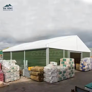 Carpa Temporal de 15mx30m para Almacenamiento Industrial, Contenedor para Basura, Residuos, Polvo, con Dos Puertas Enrollables - Product Image 2