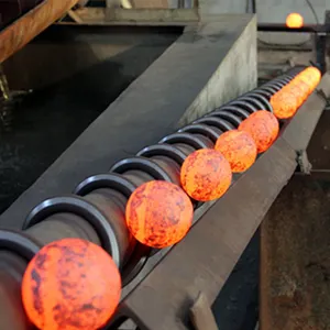 Bolas de moagem forjadas resistentes a abrasões de liga de cromo alto 20 mm-150 mm