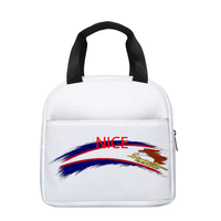 Sac à déjeuner isotherme avec drapeau de l'aigle de la Samoa américaine, sac fourre-tout réutilisable, sac à main souvenir patriotique pour le travail, l'école, les voyages, les pique-niques