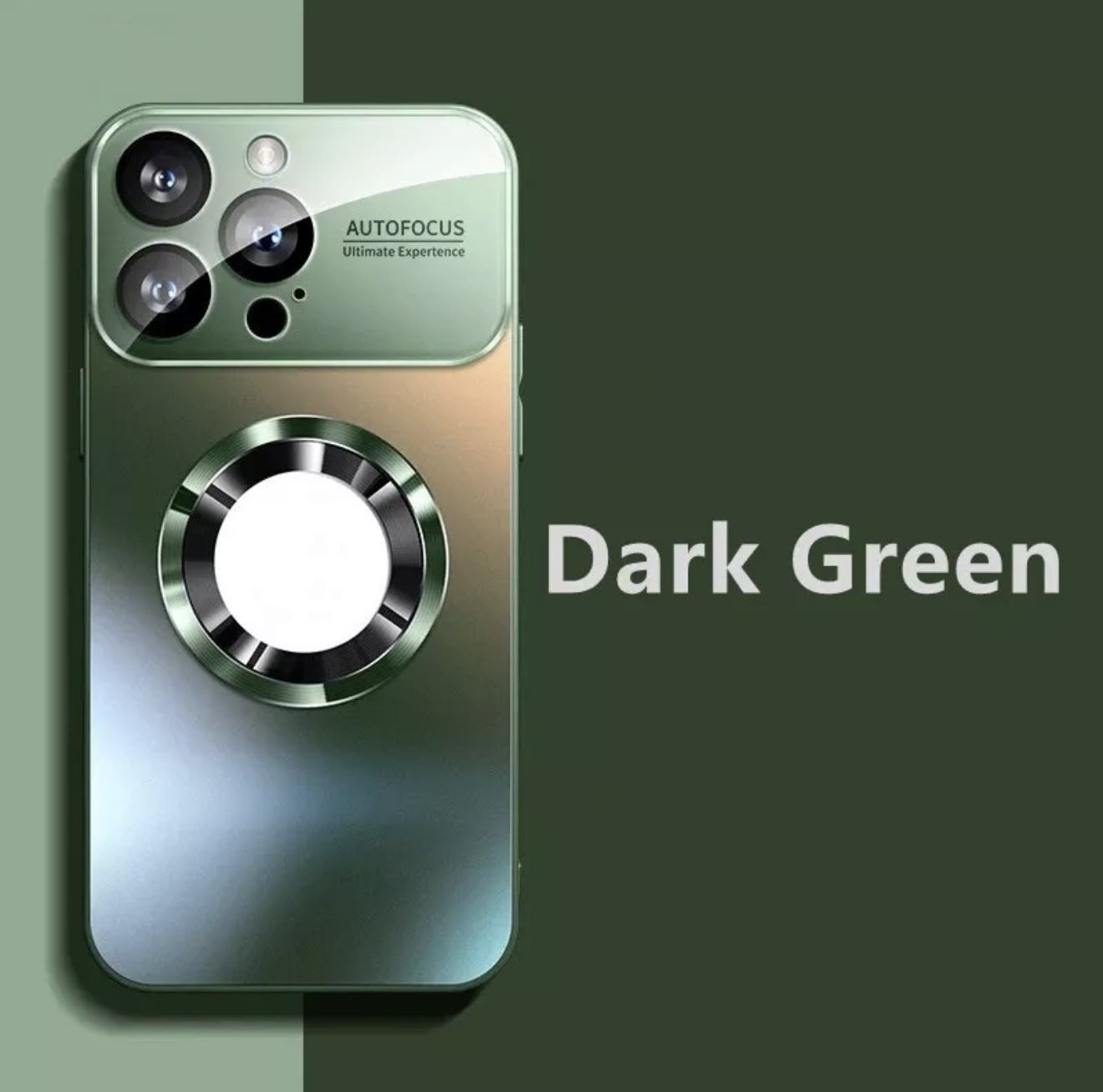DARK green