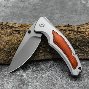 Hot Selling 7cr Steel Blade Pocket Folding Survival Rescue Knife With Clip