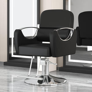 Fauteuil de Barbier Moderne Réglable de Luxe en Cuir Synthétique Mobilier de Salon Construction en Acier Inoxydable Rotation à 360 Degrés - Product Image 5