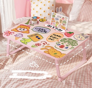 Mesa para ordenador portátil al por mayor, mesa plegable ajustable para ordenador portátil, mini escritorio multifunción para ordenador portátil de madera para sofá y cama de pie - Product Image 3
