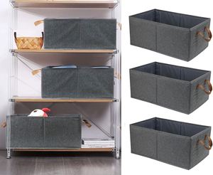 Boîte de rangement pour armoire, tiroir de rangement en tissu pour la maison, panier pliable pour vêtements et pantalons, sac de rangement pour sous-vêtements, boîte de tri - Product Image 4