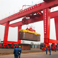 Grue portique à double poutre de 30,5 tonnes sur rail, personnalisée, fournie directement par l'usine OEM